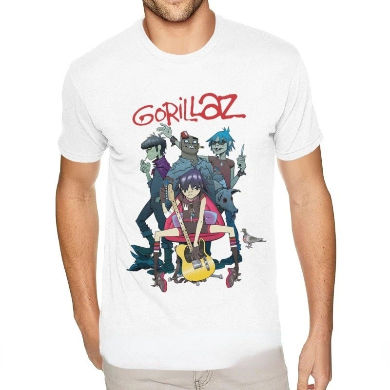 Qualitytshirtgorillazharajukuadultgreatanimeshirttee - Image 3
